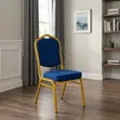 Blue Armless Conference Chair - 5