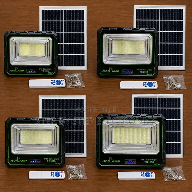 Double Solar Security Floodlights 100W-300W - 1