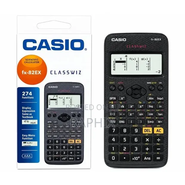 Casio fx-82EX ClassWiz Scientific Calculator - 274 Functions - 1