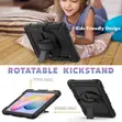 Samsung Galaxy Tab S6 Lite P610 Protective Case - Black - 2
