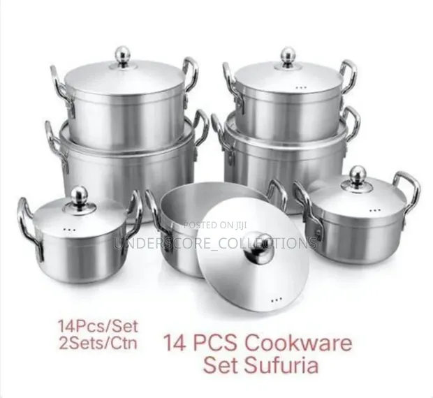 Tornado 14-Piece Aluminum Cookware Set - 1
