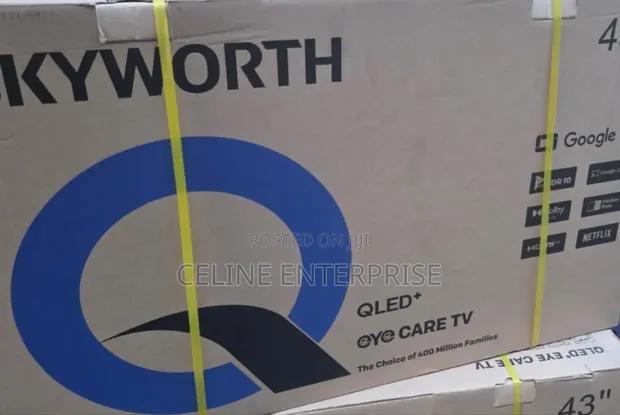 Skyworth 43 Inch QLED UHD Smart Google TV - 1