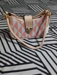 Diamond Blush Bag - Structured Canvas Print - 3