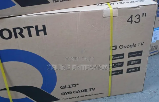 Skyworth 43 Inch QLED Google TV - HDR10 Smart TV - 1