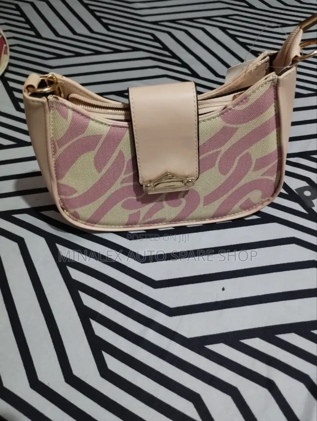 Pink Scroll Bag - 1
