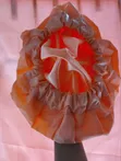 Peach Jumbo Shower Cap - 4