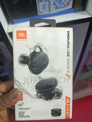 JBL Endurance Race 2 Noise Cancelling Earbuds - Black