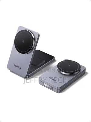 UGREEN MagFlow 15W 2-in-1 Chaja Isiyo na Waya ya Sumaku
