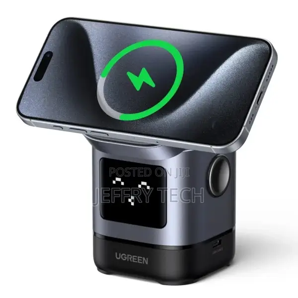 UGREEN 15W Qi2 Certified MagSafe Wireless Charger Stand - 1