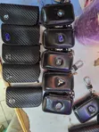 Leather Pocket Car Key Holder Pouch Bag with Hook - All Cars - 2