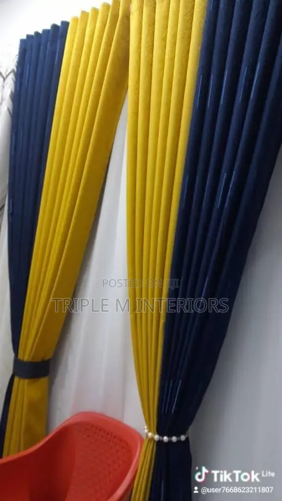 Premium Modern Finish Blackout Curtains - 1