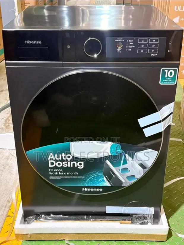Hisense 12kg/8kg Front Load Wash Dry WD5S1245BB - 1
