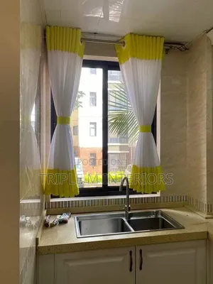 Modern Kitchen Curtains - Complete Set
