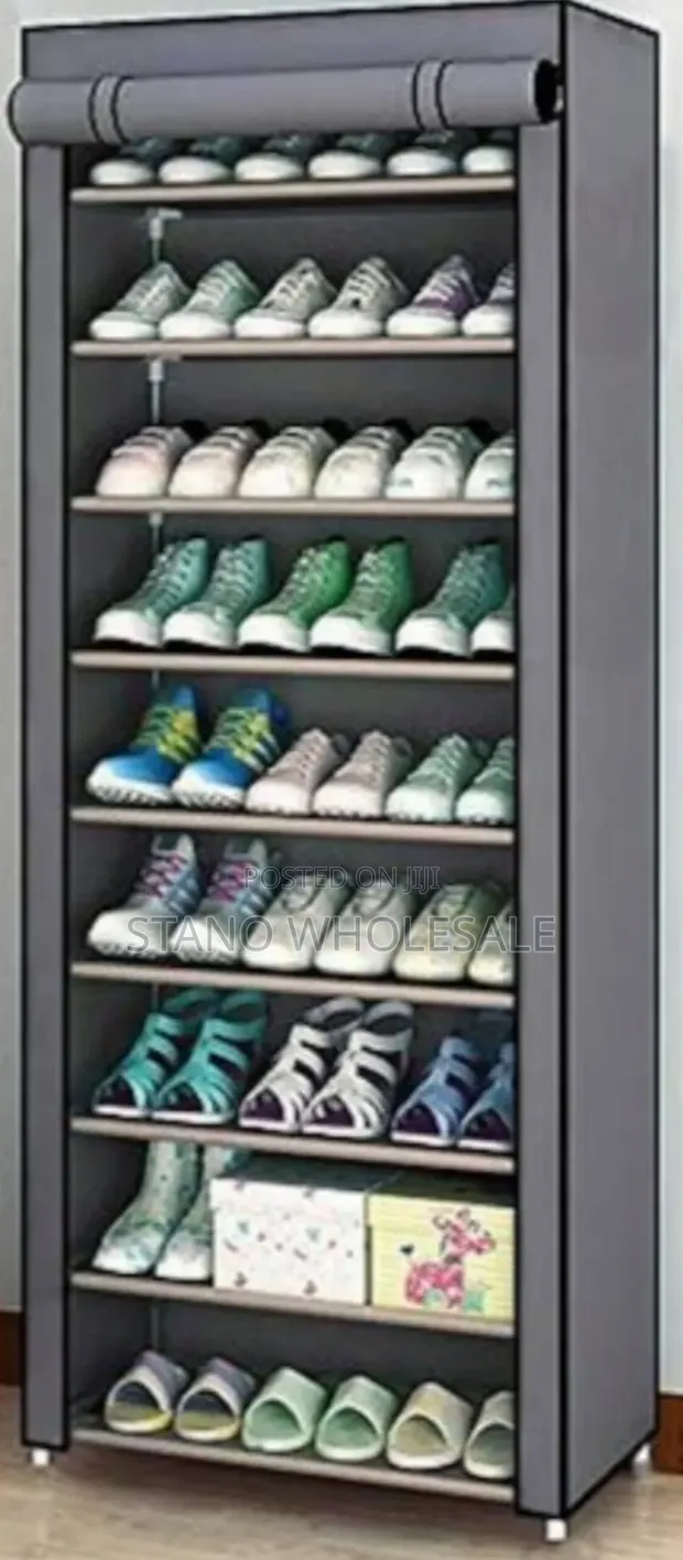 10 Tier Shoe Rack - Mpya Kabisa - 1