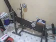 Set ya Iron Man ya Kilo 40 za Chrome na Benchi Inayoweza Kurekebishwa - 5