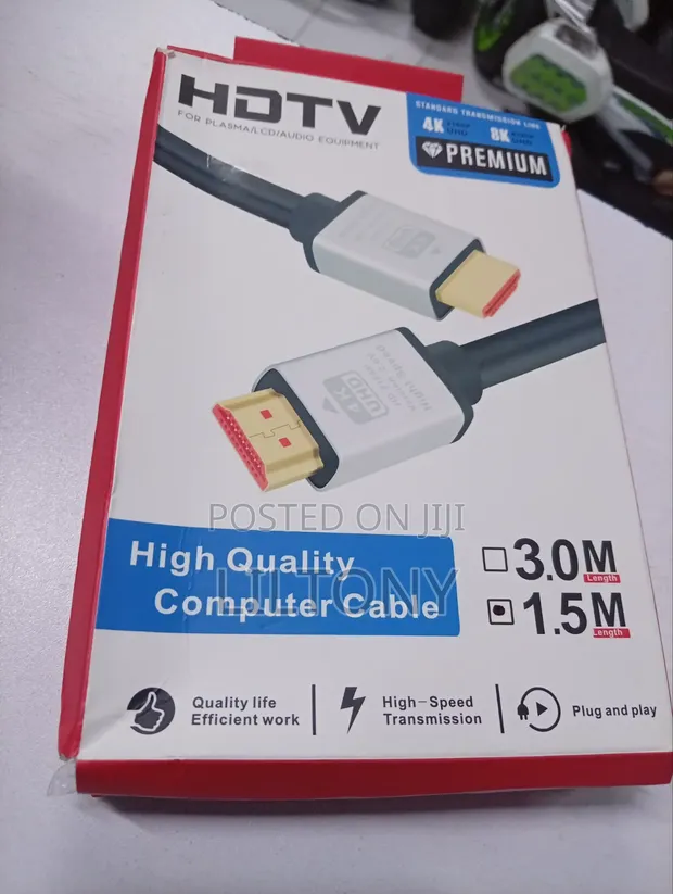 Kebo ya HDMI ya 1.5m 4K Premium - 1
