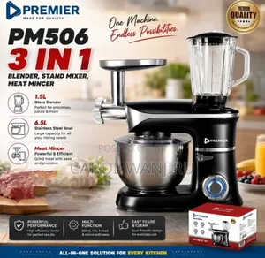 Premier 3-in-1 Blender, Mixer & Meat Mincer