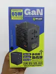 Remax RP-U191 65W GaN Fast Charger & Universal Travel Adapter - 2