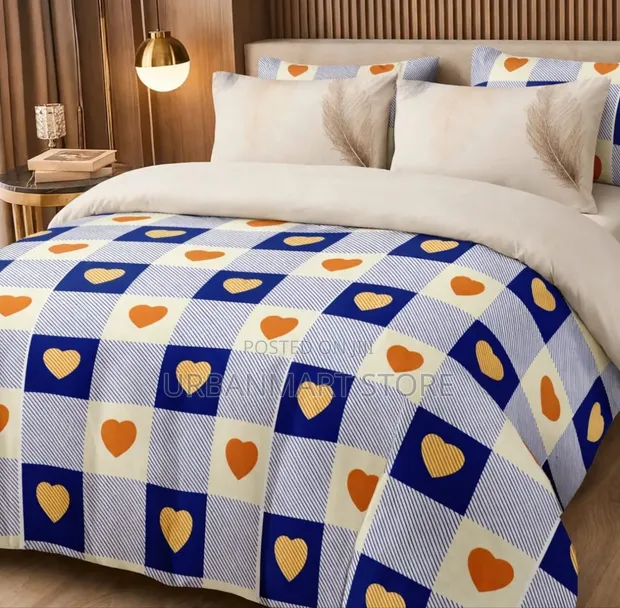 Set ya Duvet ya Pamba 5x6 na Shabaha na Pillow Cases - 1