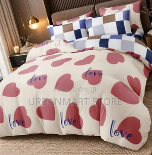 Set ya Duvet ya Pamba 5x6 na Kanga na Pedi 2