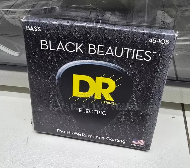 DR Black Beauties Bass Strings (5-String) - 1