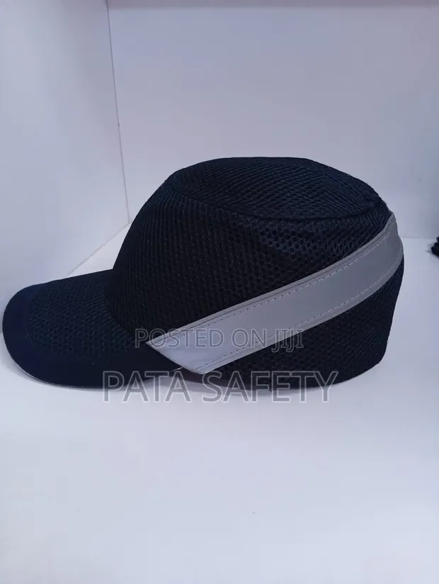 Navy Blue Reflective Bump Caps - 1