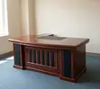 1800mm Executive Office Desk - Brown Mahogany - 4