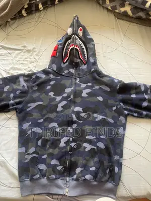 BAPE Color Camo Shark Full Zip Hoodie - Used