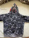 BAPE Color Camo Shark Full Zip Hoodie - Used - 1
