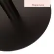 Modern Black Square Bar Table - 4