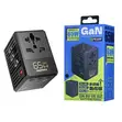 Remax RP-U191 65W 1A+4C Multi-Functional Gan Charger Travel Adapter - Black - 2