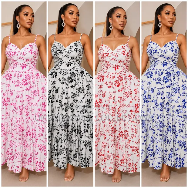 Maxi Floral Sunny Dresses - 1