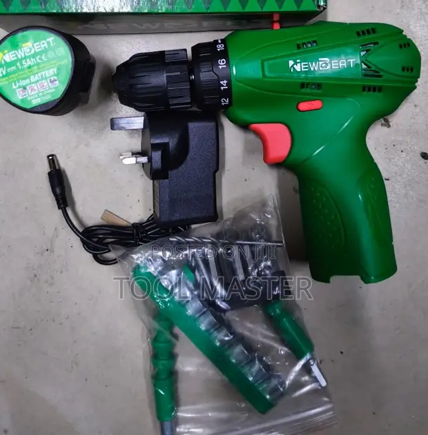 Newbeat 12V Cordless Drill/Driver Set - 1