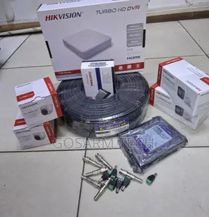 Hikvision 4-Channel Turbo HD CCTV Kit - Brand New