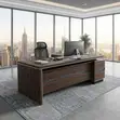 Executive 1.6m Modern Office Desk - 5