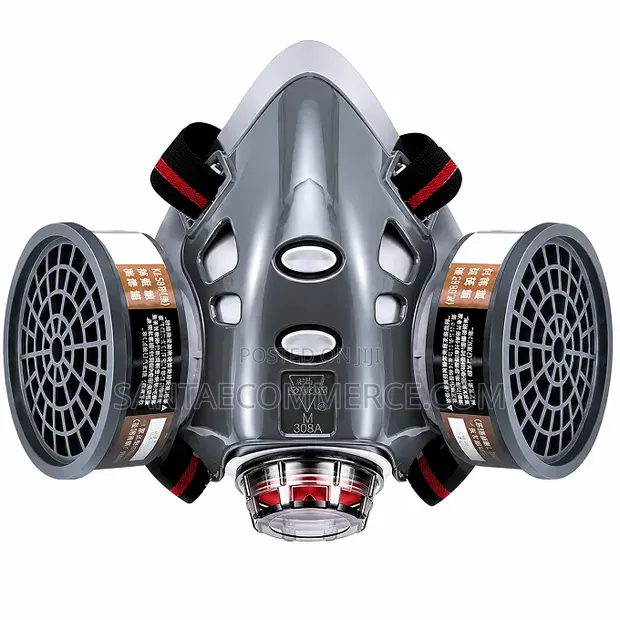 Professional Dual Safety Gas Mask Respirator - 1
