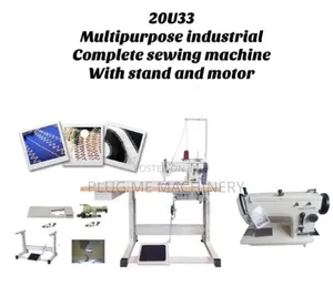 New Industrial Complete Sewing Machine with Stand and Motor
