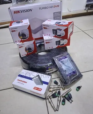 Hikvision 4 Channel CCTV Kit with 4 Smart Hybrid Cameras