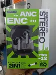 Remax TWS-12 Wireless Earbuds ANC ENC - Black - 3