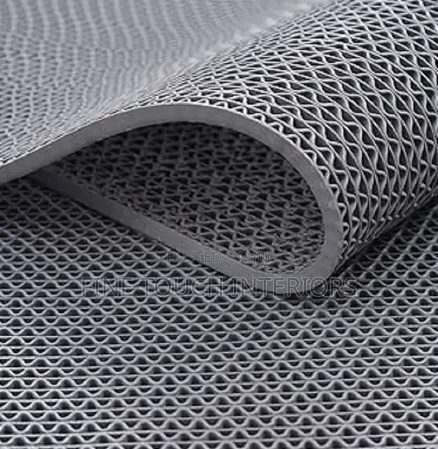 Grey PVC Perforated Carpet - Brand New - 1