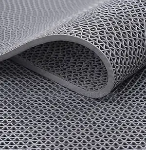 Grey PVC Perforated Carpet - Brand New