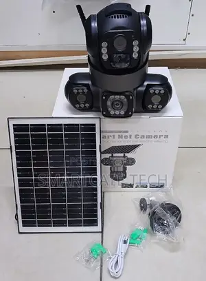 V380 Pro 3 Lens Solar Security Camera