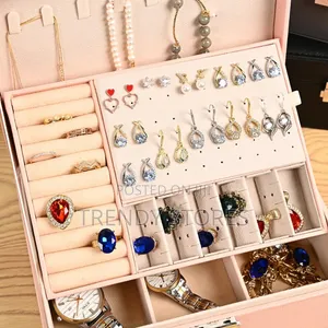 Jewelry Organizer Box - Large Capacity Travel Bag