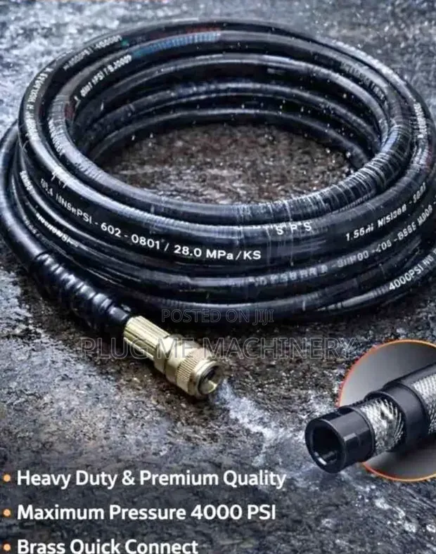 Heavy Duty 10m Car Wash Hose Pipe - 1