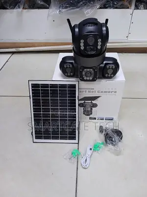 V380 Pro Solar 3-Lens WiFi Camera