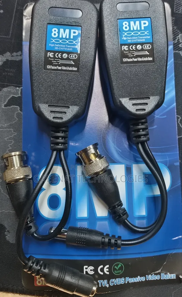 8MP HD Video Balun Transmitter RJ45 Connector (Jozi) - 1
