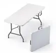 1.8m Foldable Outdoor Table - Plastic Top, Metal Frame - 3