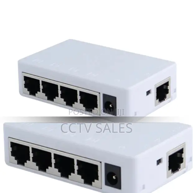 4-Port PoE Extender/Splitter for CCTV - 1