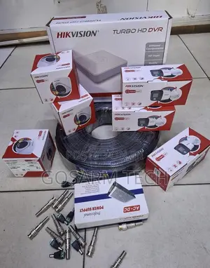 8 Channel Hikvision Smart Hybrid CCTV Kit na Sauti