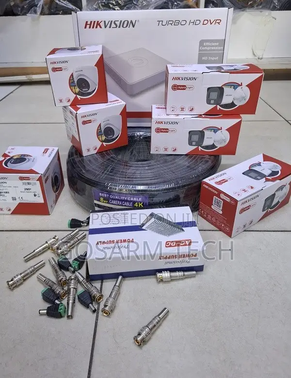 8 Channel Smart Hybrid CCTV Kit na Kamera 6 - 1